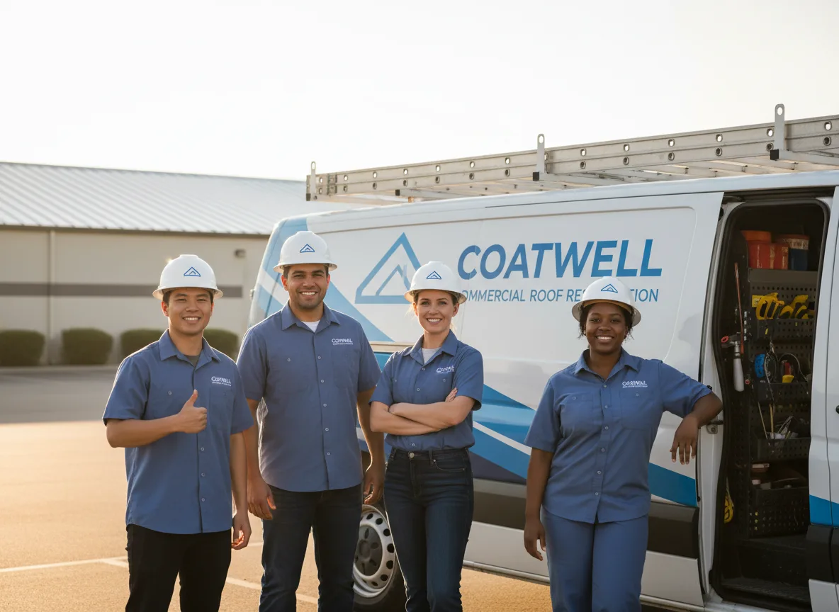 Commercial roof coating company in Ewen, MI